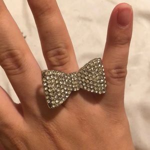 Torrid Large Pave Bow Ring 🎀